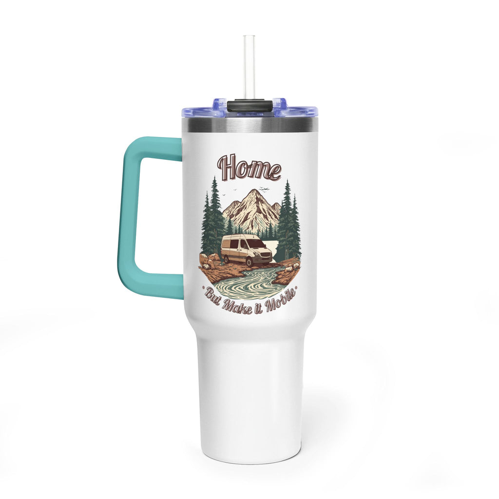 Adventure Van "Home, But Mobile" Tumbler — 40oz Stainless Steel