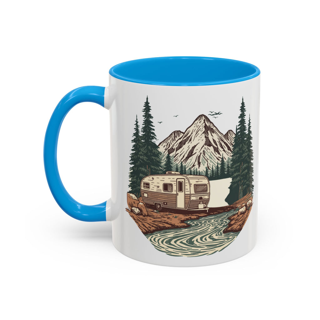 Travel Trailer "Home, But Mobile" Ceramic Mug — 11oz / 15oz