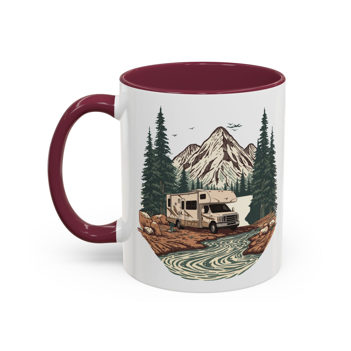 Modern Class C Motorhome "Home, But Mobile" Ceramic Mug — 11oz / 15oz