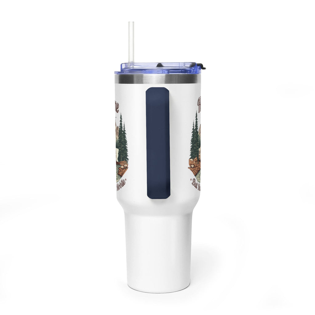 Teardrop Trailer "Home, But Mobile" Tumbler — 40oz Stainless Steel