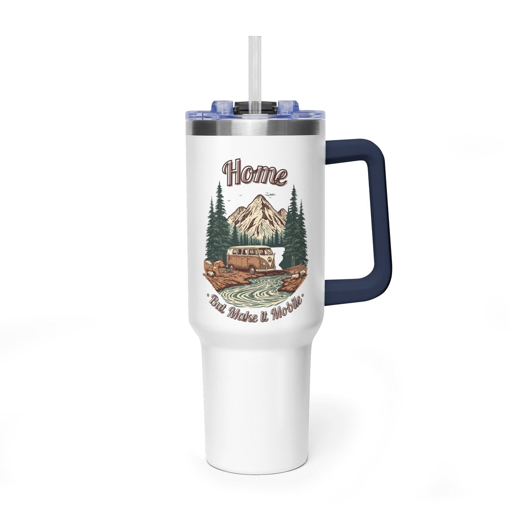 Hippy Van "Home, But Mobile" Tumbler — 40oz Stainless Steel