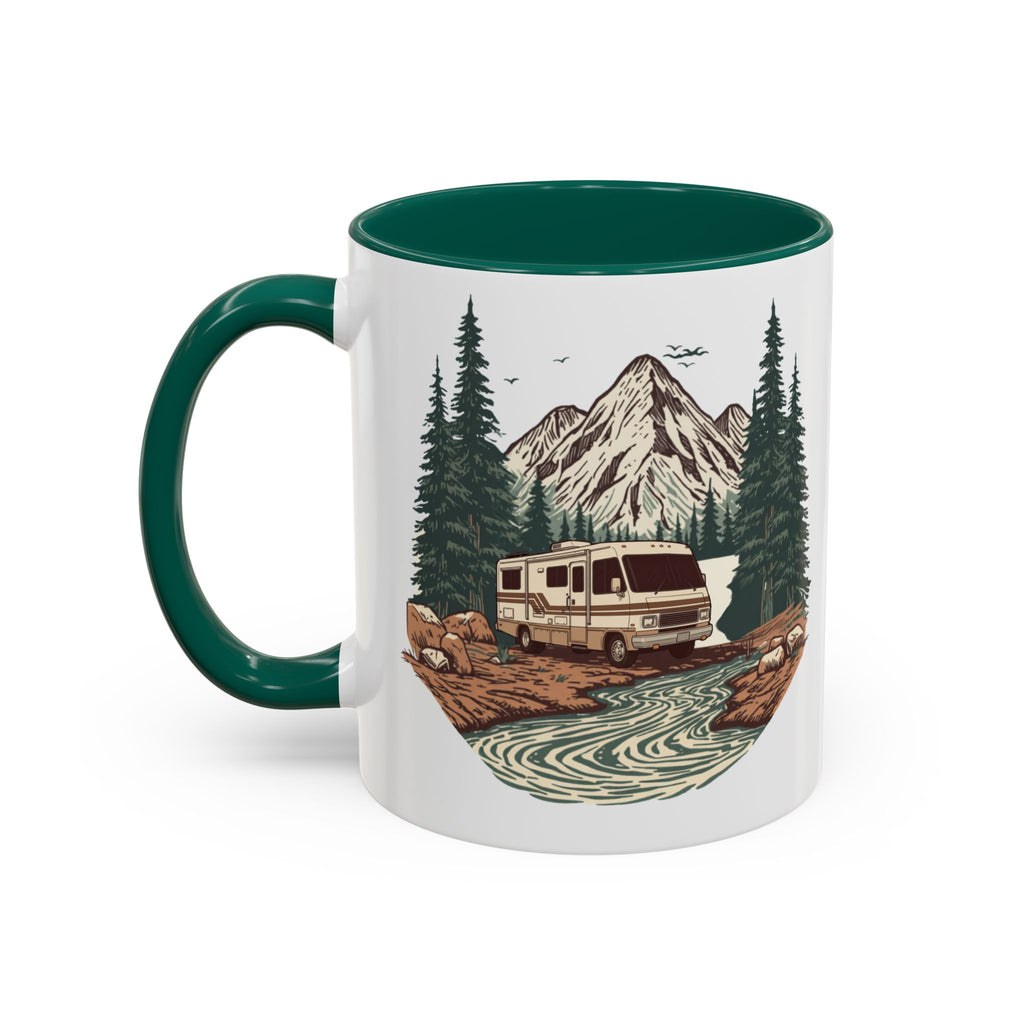 Vintage Class A Motorhome "Home, But Mobile" Ceramic Mug — 11oz / 15oz