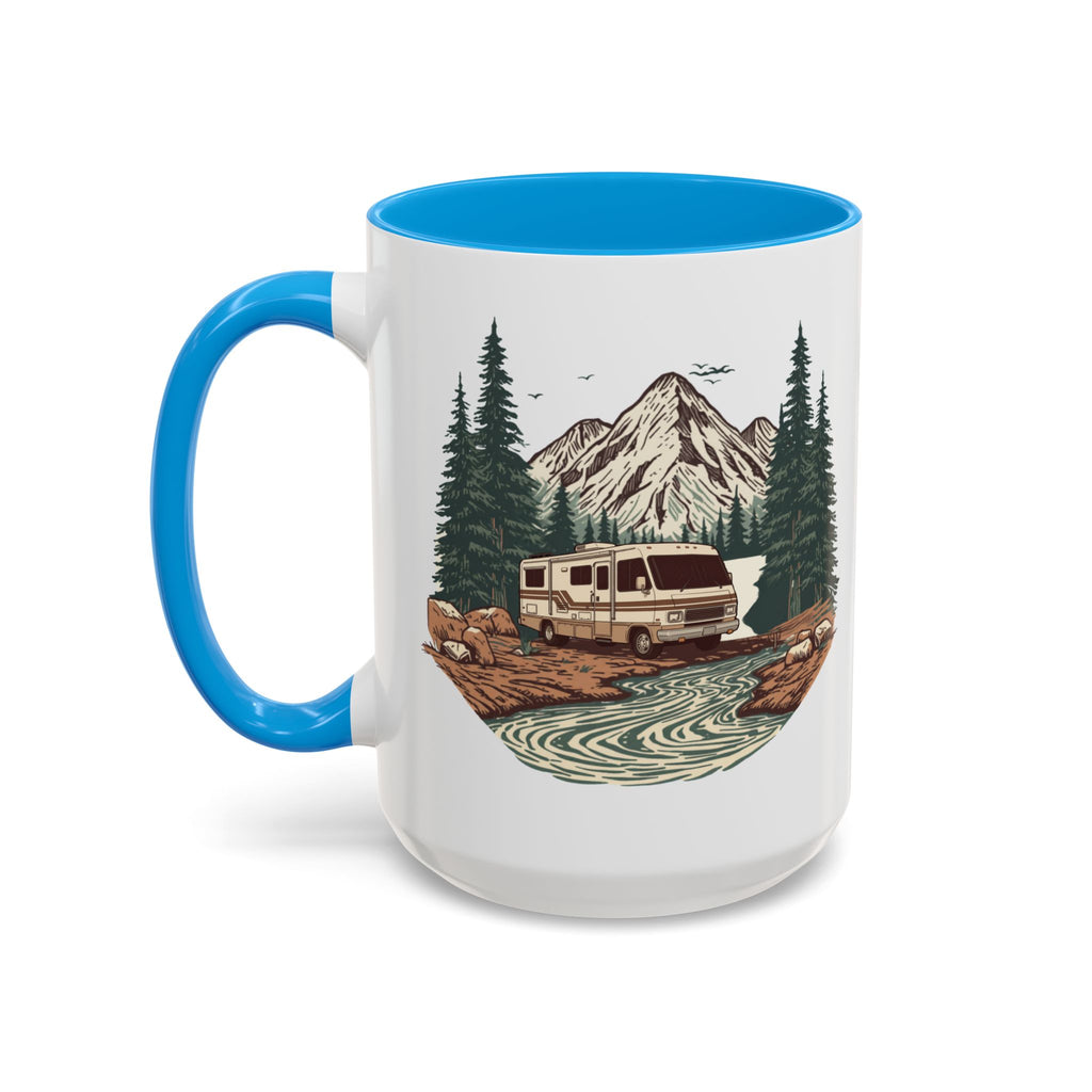 Vintage Class A Motorhome "Home, But Mobile" Ceramic Mug — 11oz / 15oz