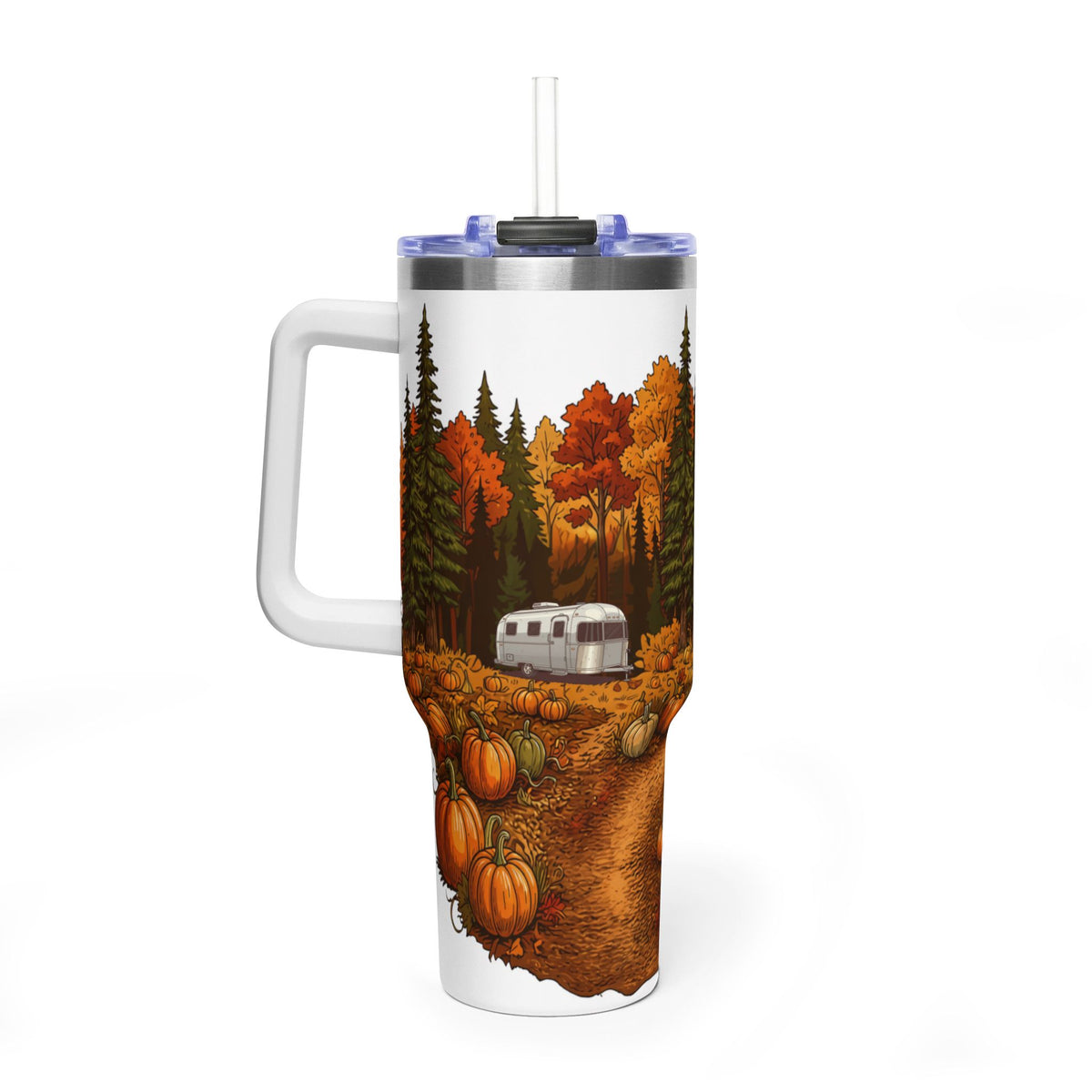 Pumpkin Patch Silver Bullet Trailer — 40oz Stainless Steel