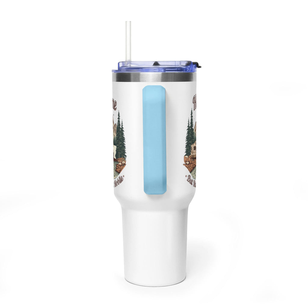 Modern Class C Motorhome "Home, But Mobile" Tumbler — 40oz Stainless Steel