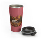 (Red) Pumpkin Patch - Adventure Van Travel Mug — 15oz Stainless Steel