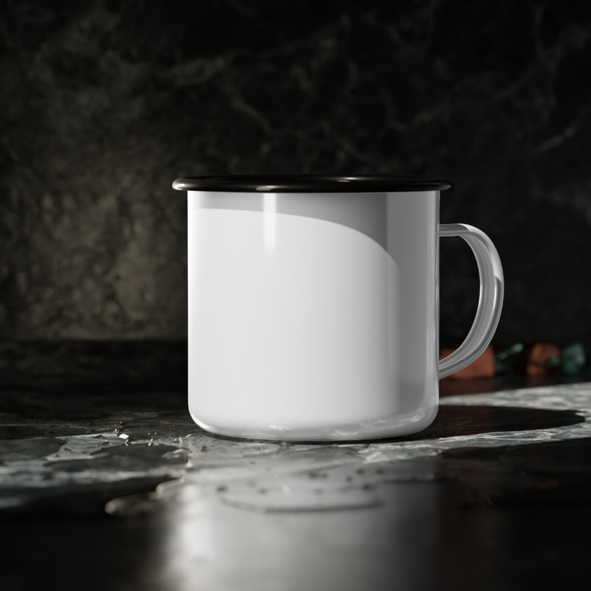 Pumpkin Patch Vintage Class C Motorhome Enamel Camp Cup — 12oz