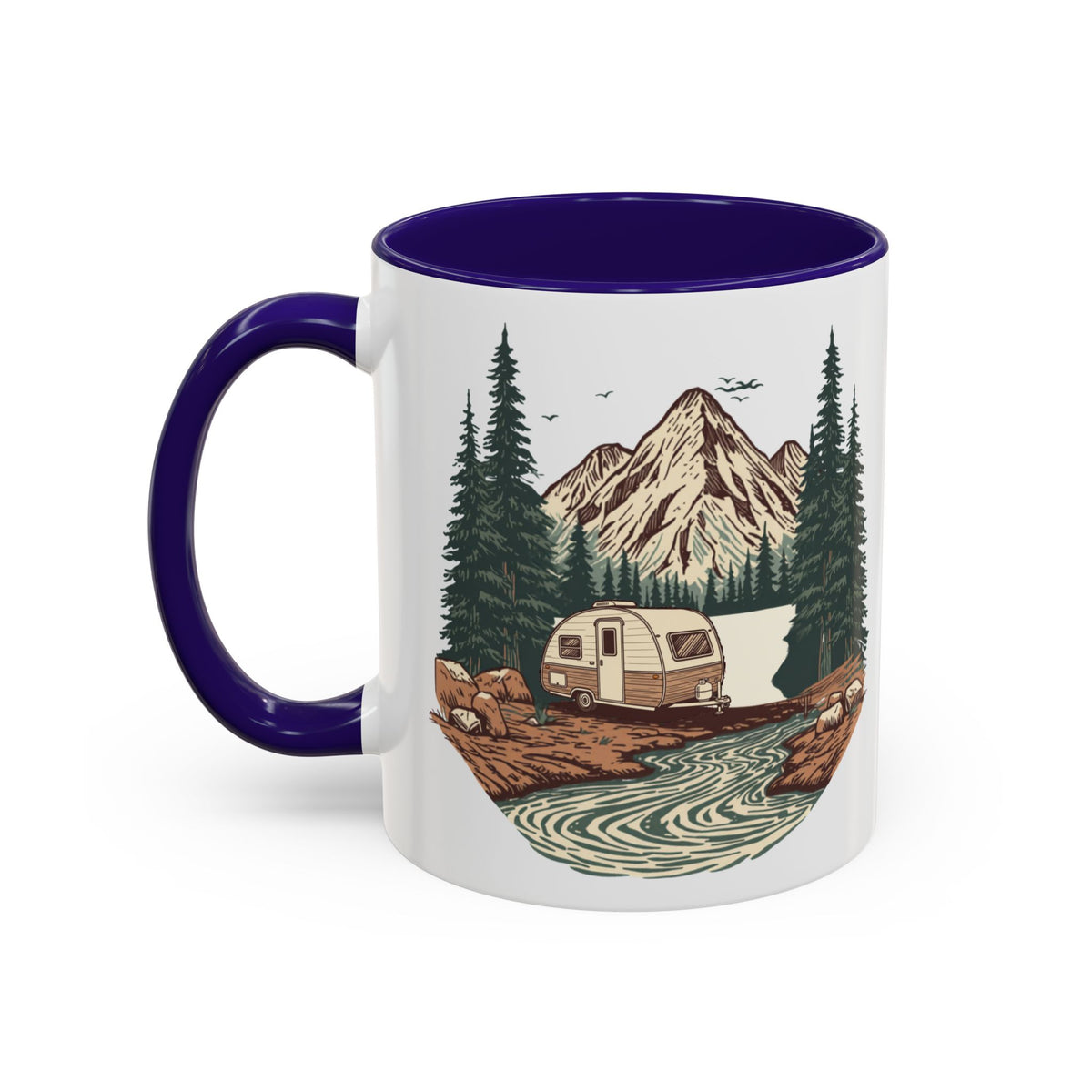 Teardrop Trailer "Home, But Mobile" Ceramic Mug — 11oz / 15oz