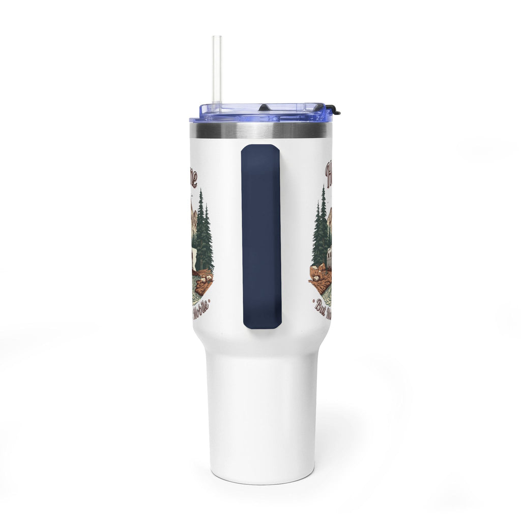 Silver Bullet Trailer "Home, But Mobile" Tumbler — 40oz Stainless Steel