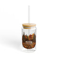 Pumpkin Patch Hippy Van Sipper Glass — 16oz Sipper