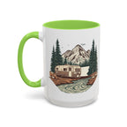 Travel Trailer "Home, But Mobile" Ceramic Mug — 11oz / 15oz