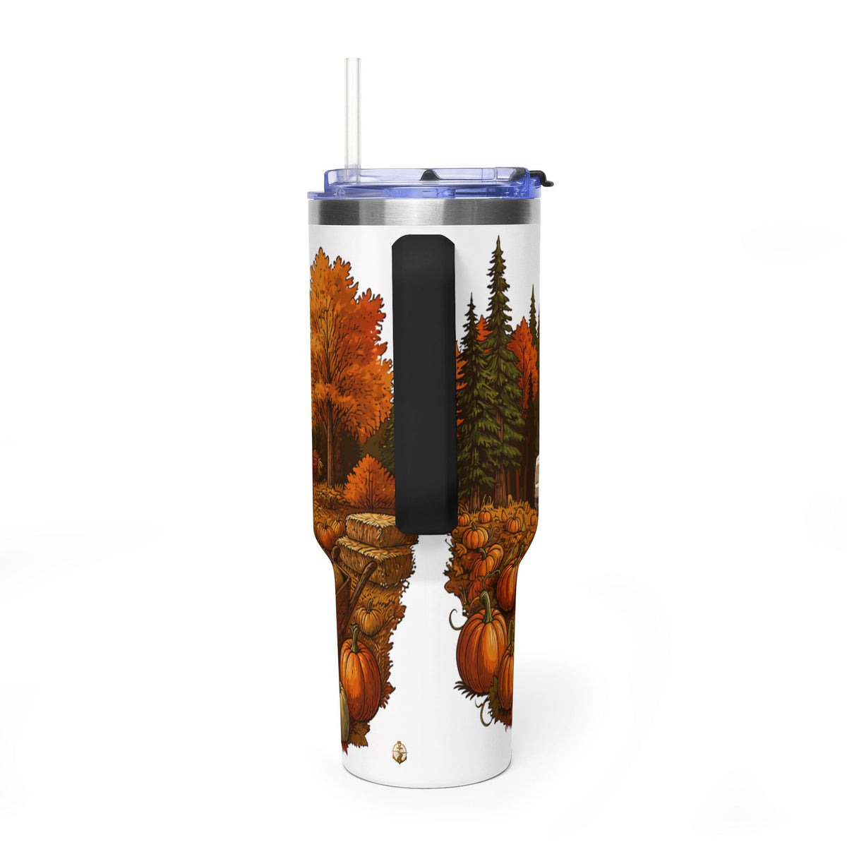 Pumpkin Patch Adventure Van Tumbler — 40oz Stainless Steel