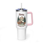 Modern Class C Motorhome "Home, But Mobile" Tumbler — 40oz Stainless Steel