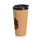 (Orange) Pumpkin Patch Vintage Class A Motorhome Travel Mug — 15oz Stainless Steel