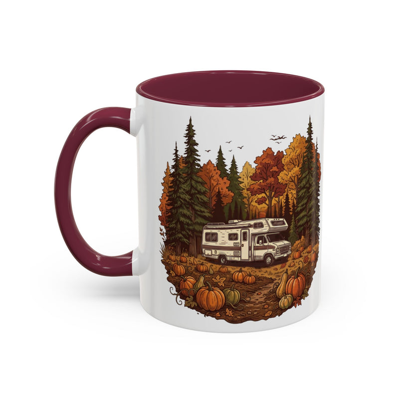 Pumpkin Patch Vintage Class C Motorhome Ceramic Mug — 11oz / 15ozColorful