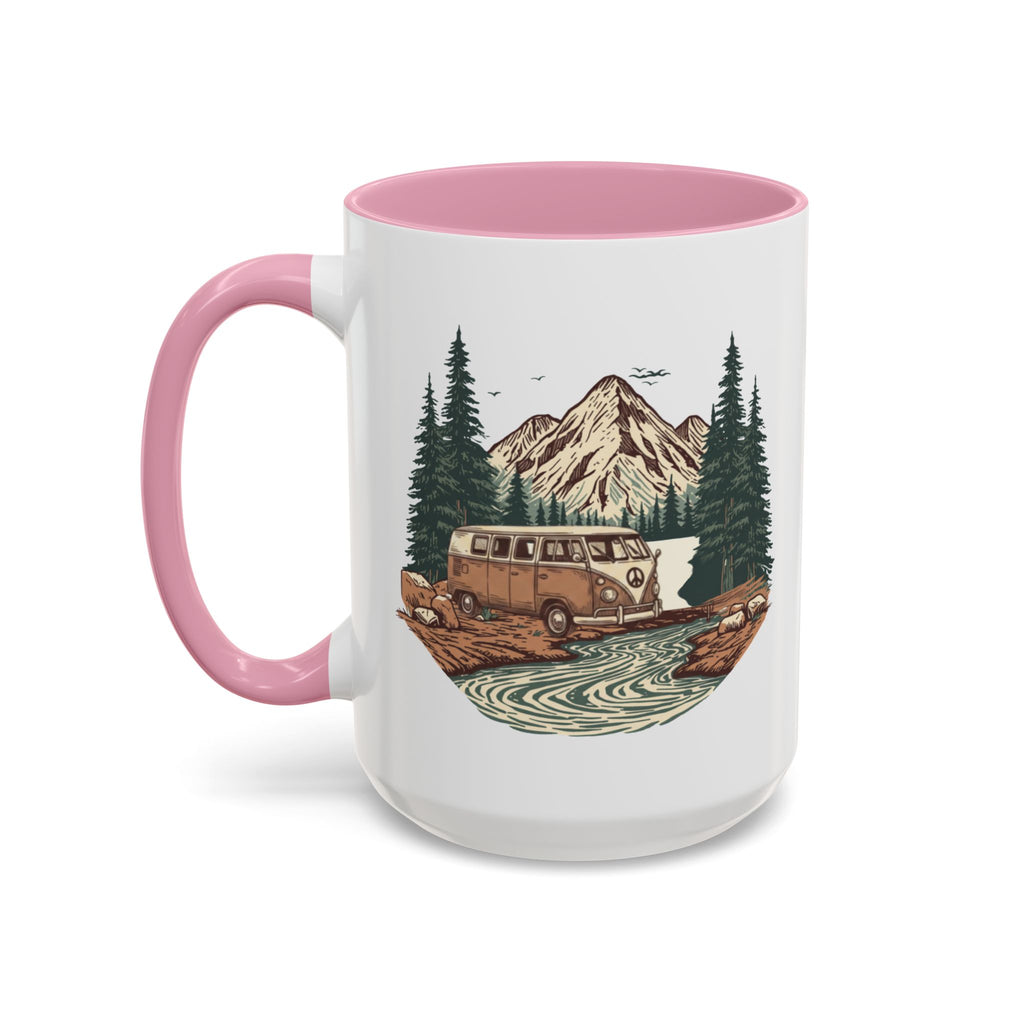 Hippy Van "Home, But Mobile" Ceramic Mug — 11oz / 15oz