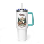 Modern Class C Motorhome "Home, But Mobile" Tumbler — 40oz Stainless Steel