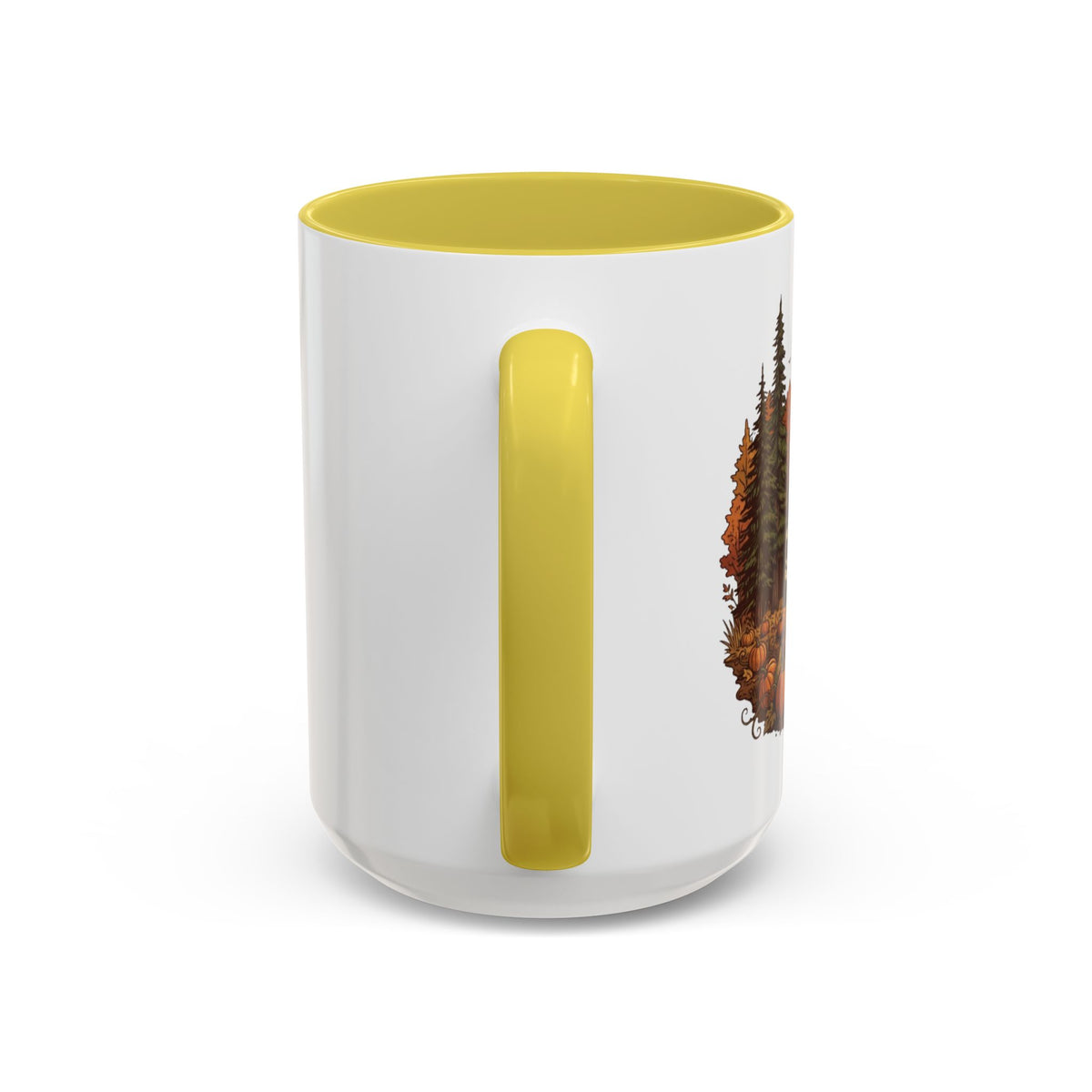 Pumpkin Patch Modern 5th Wheel Ceramic Mug — 11oz / 15ozColorful