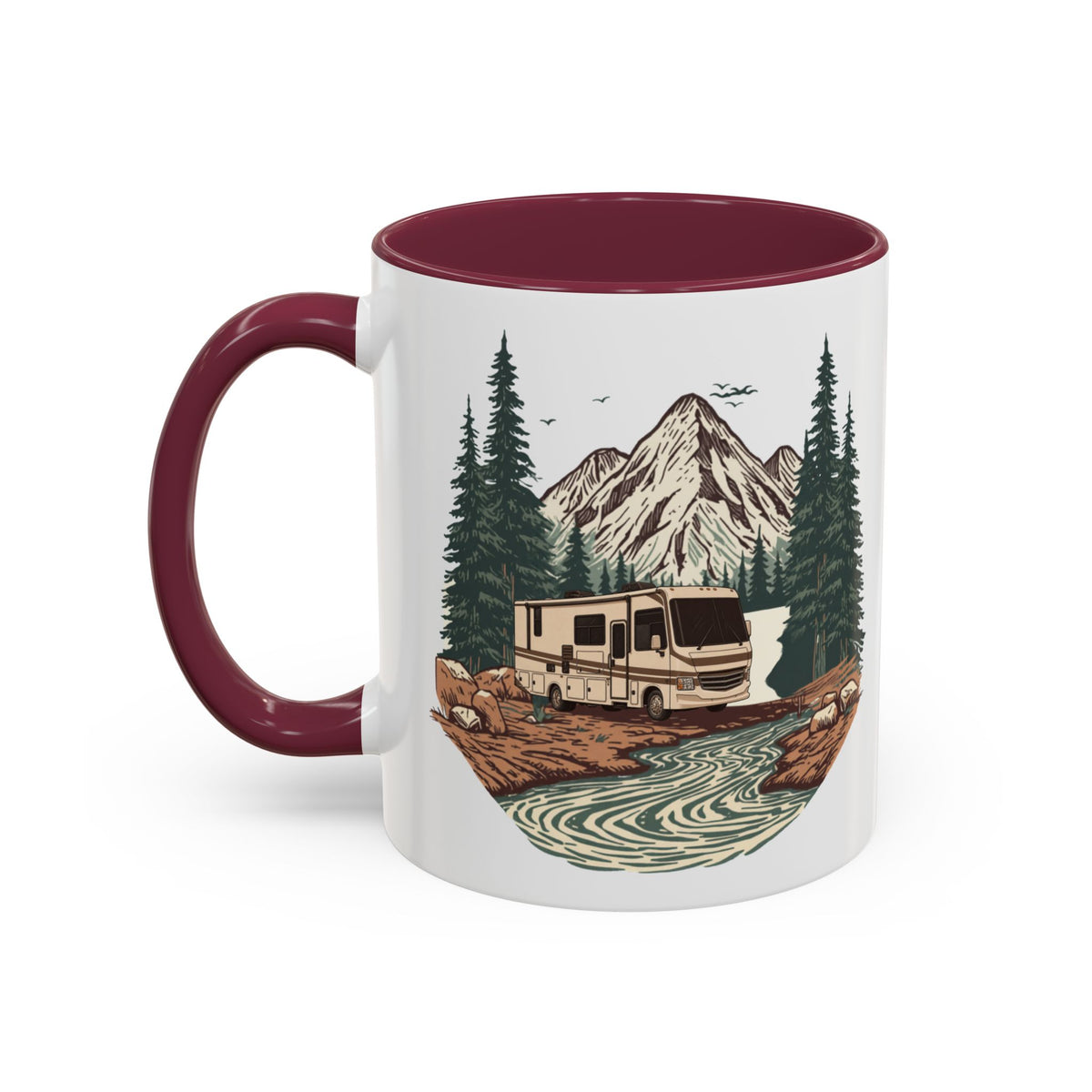 Modern Class A Motorhome "Home, But Mobile" Ceramic Mug — 11oz / 15oz