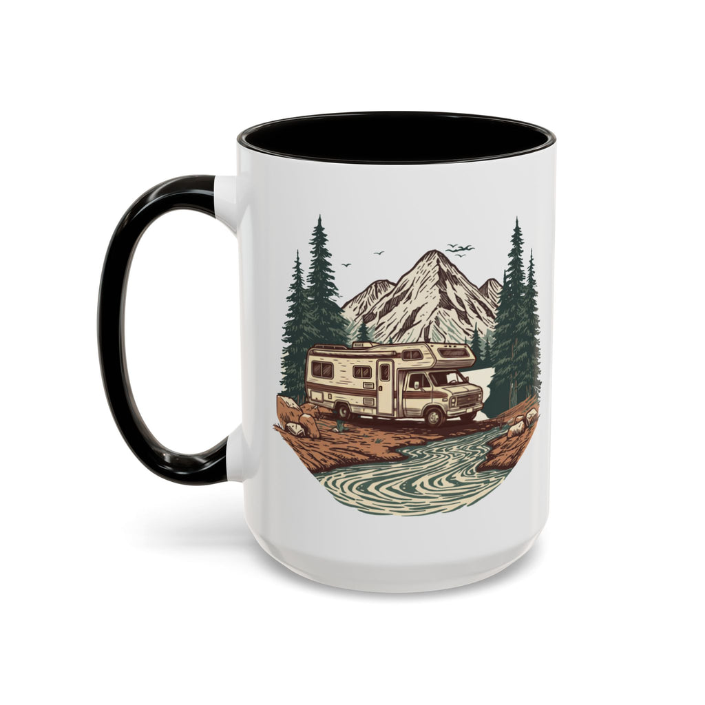 Vintage Class C Motorhome "Home, But Mobile" Ceramic Mug — 11oz / 15oz