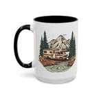 Vintage Class C Motorhome "Home, But Mobile" Ceramic Mug — 11oz / 15oz