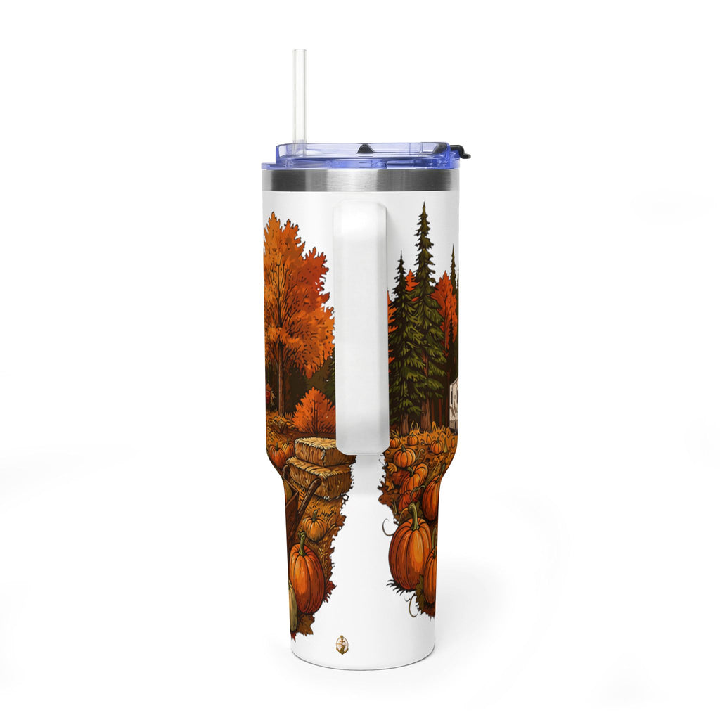 Pumpkin Patch Modern Class C Motorhome Tumbler — 40oz Stainless Steel