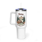 Modern Class C Motorhome "Home, But Mobile" Tumbler — 40oz Stainless Steel