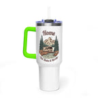Modern Class A Motorhome "Home, But Mobile" Tumbler — 40oz Stainless Steel
