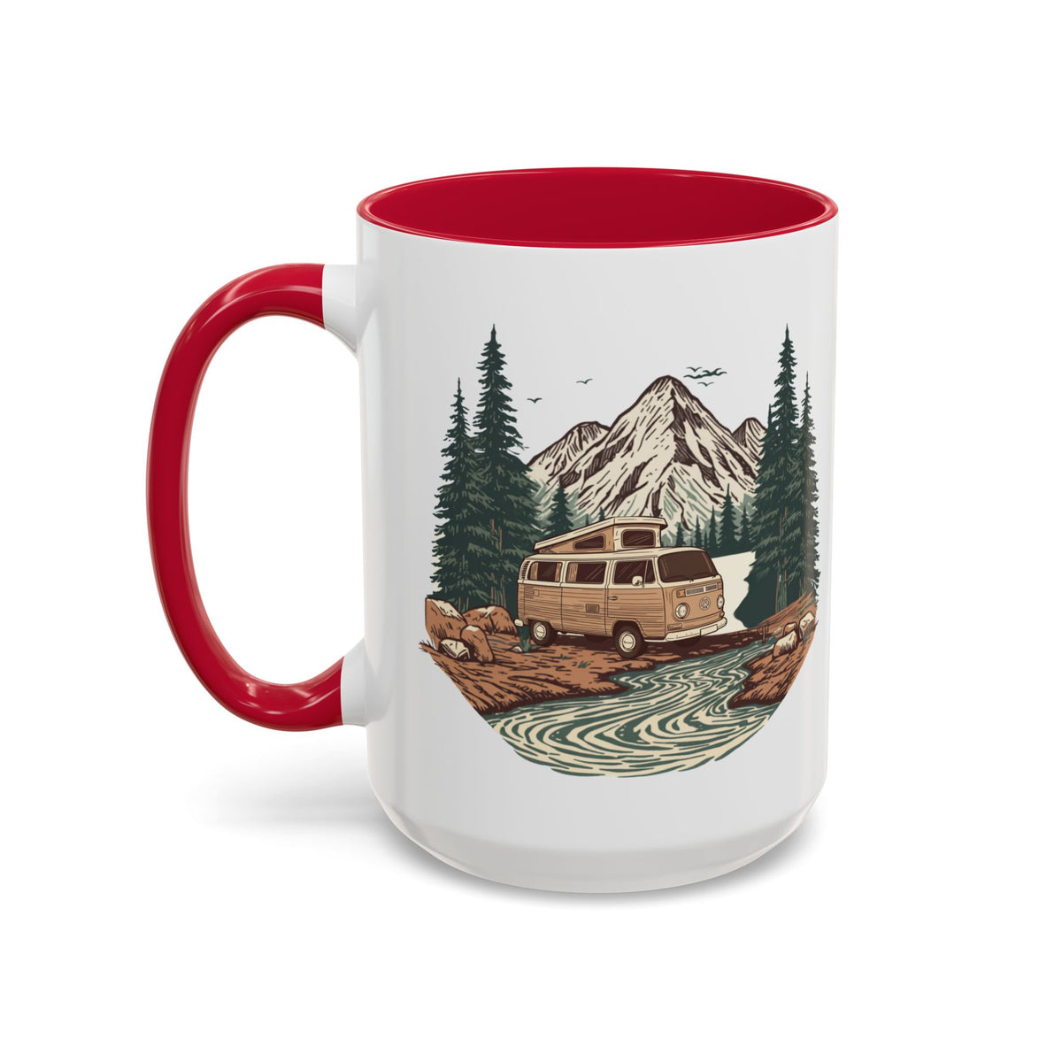 Campervan "Home, But Mobile" Ceramic Mug — 11oz / 15oz