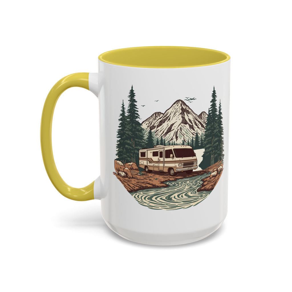Vintage Class A Motorhome "Home, But Mobile" Ceramic Mug — 11oz / 15oz