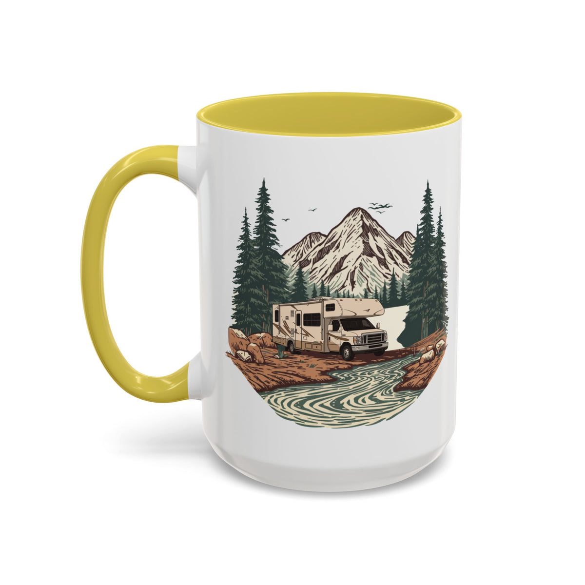 Modern Class C Motorhome "Home, But Mobile" Ceramic Mug — 11oz / 15oz