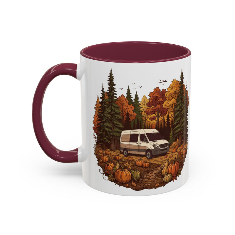 Pumpkin Patch Adventure Van Ceramic Mug — 11oz / 15ozColorful