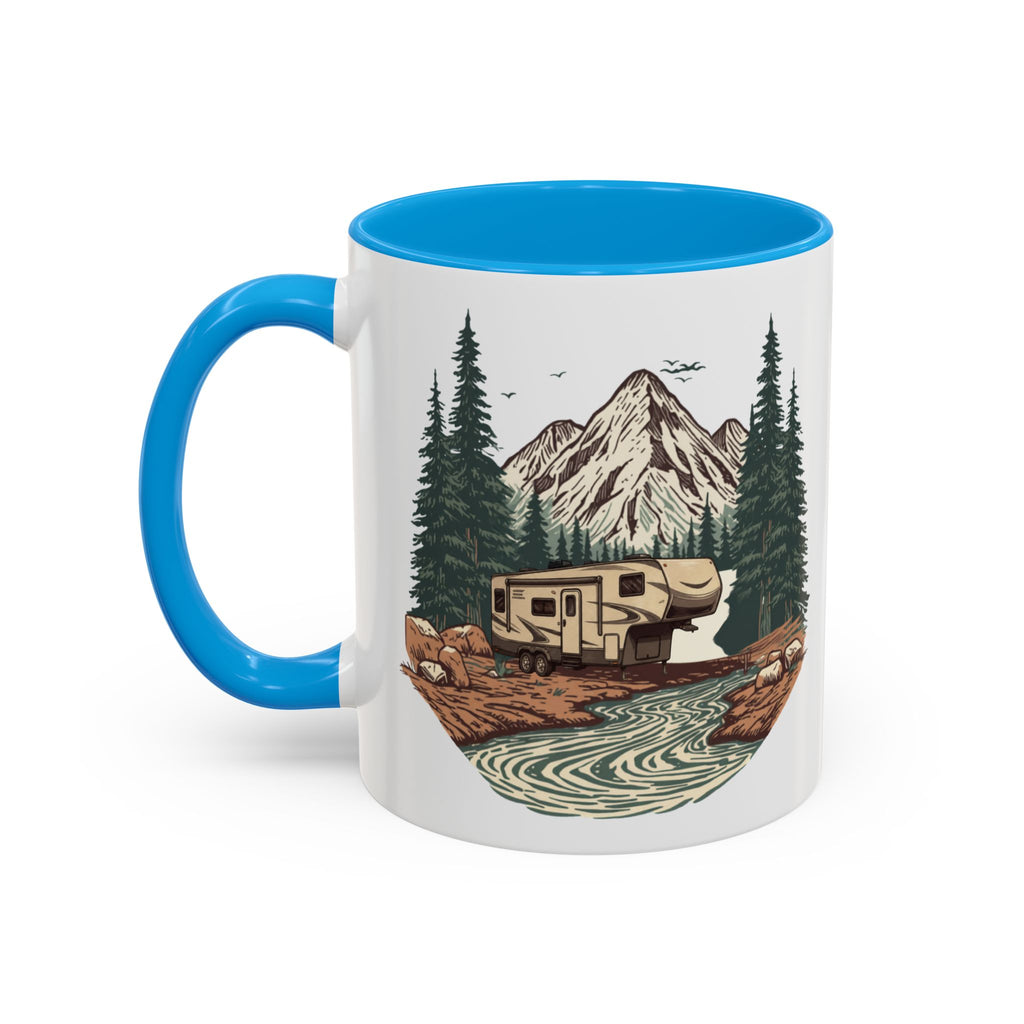 Modern 5th Wheel "Home, But Mobile" Ceramic Mug — 11oz / 15oz