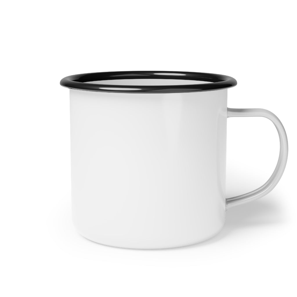 Pumpkin Patch Vintage Class C Motorhome Enamel Camp Cup — 12oz