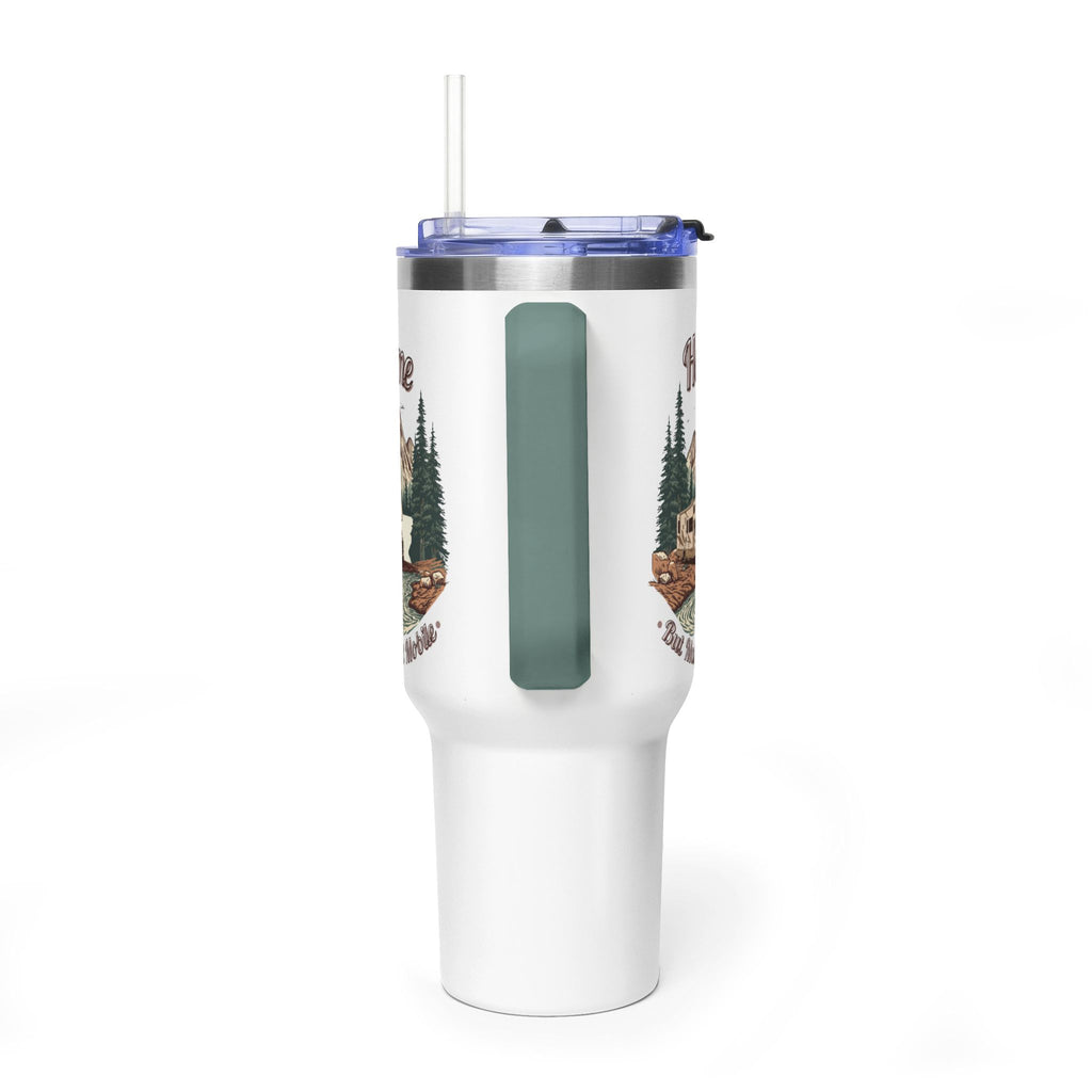 Modern Class C Motorhome "Home, But Mobile" Tumbler — 40oz Stainless Steel