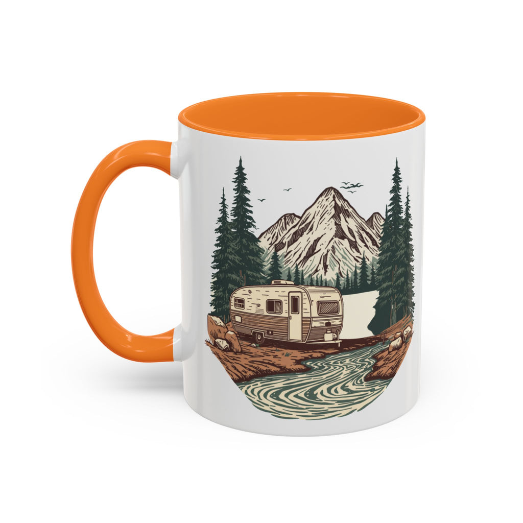 Travel Trailer "Home, But Mobile" Ceramic Mug — 11oz / 15oz