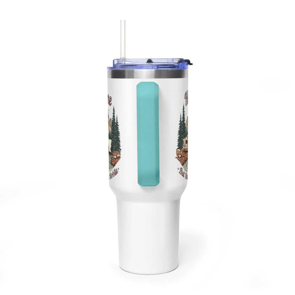 Modern Class C Motorhome "Home, But Mobile" Tumbler — 40oz Stainless Steel