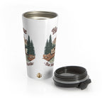 Modern Class A Motorhome "Home, But Mobile" Travel Mug — 15oz Stainless Steel