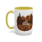 Pumpkin Patch Campervan Ceramic Mug — 11oz / 15ozColorful