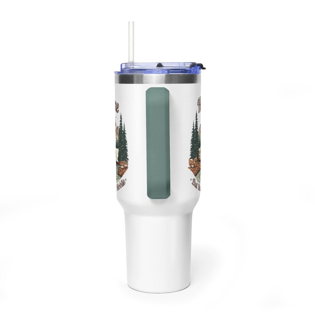 Teardrop Trailer "Home, But Mobile" Tumbler — 40oz Stainless Steel