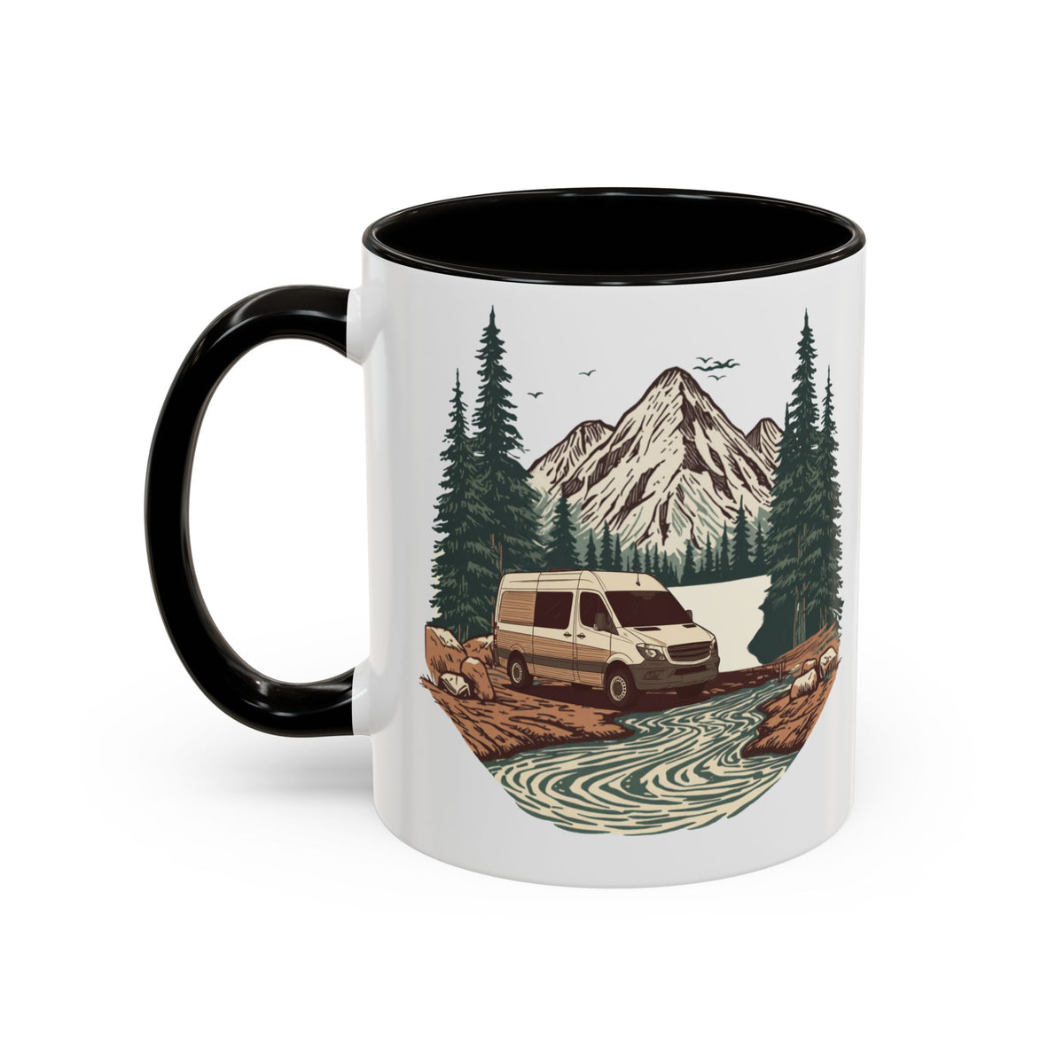 Adventure Van "Home, But Mobile" Ceramic Mug — 11oz / 15oz