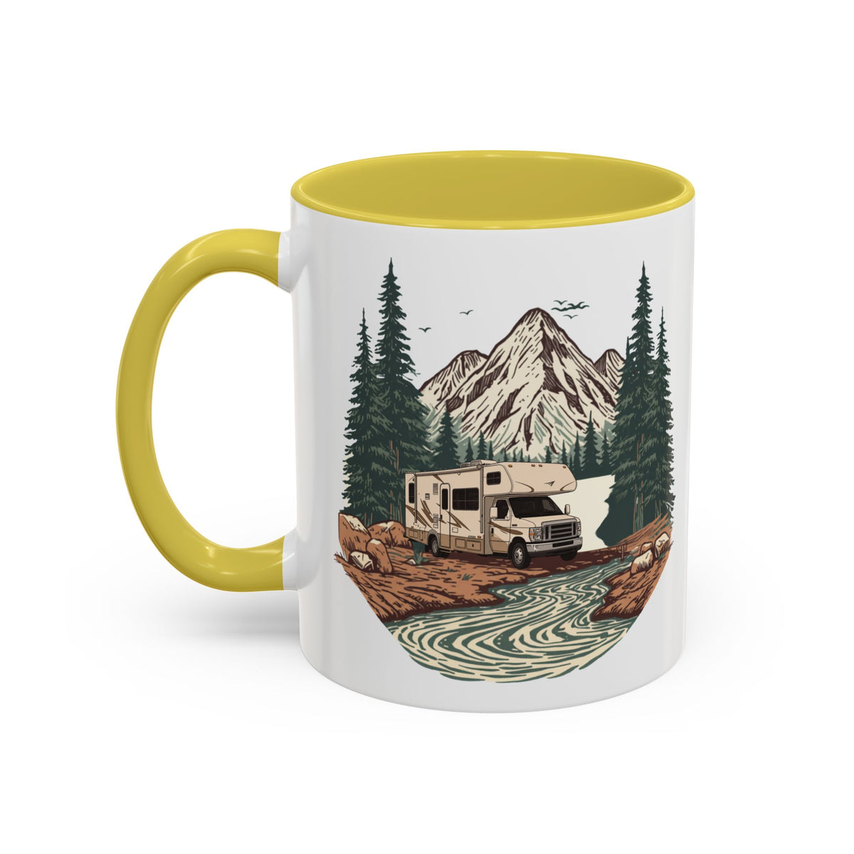 Modern Class C Motorhome "Home, But Mobile" Ceramic Mug — 11oz / 15oz