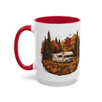 Pumpkin Patch Modern Class C Motorhome Ceramic Mug — 11oz / 15ozColorful