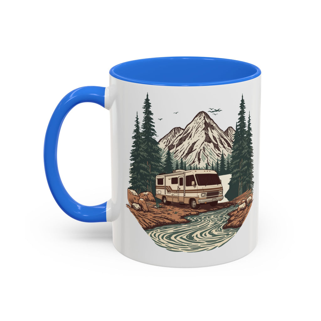 Vintage Class A Motorhome "Home, But Mobile" Ceramic Mug — 11oz / 15oz