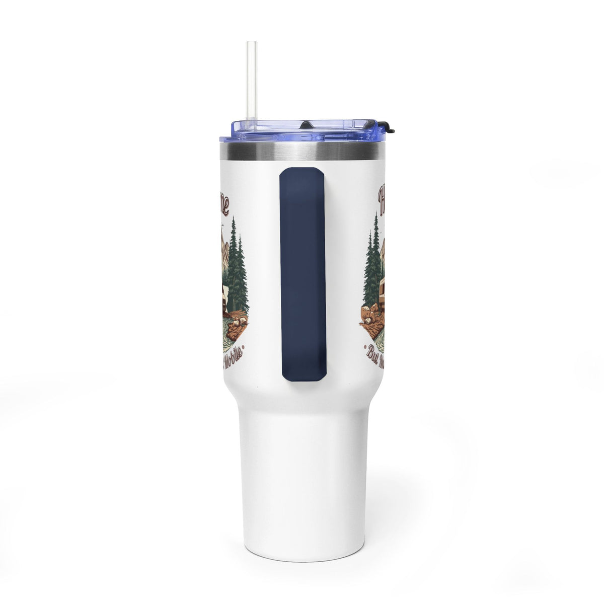 Adventure Van "Home, But Mobile" Tumbler — 40oz Stainless Steel