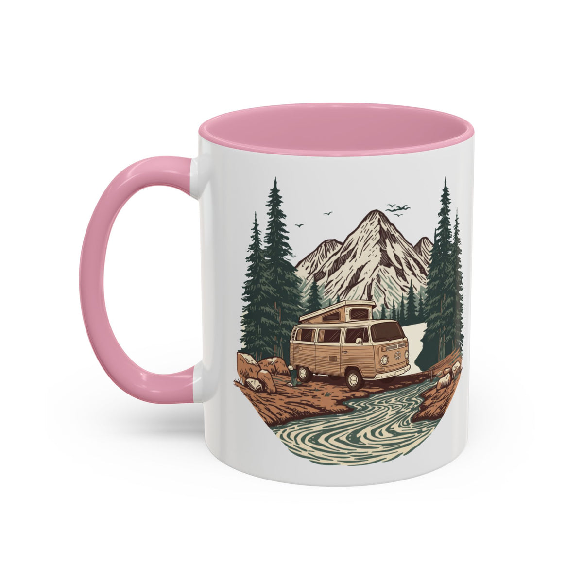 Campervan "Home, But Mobile" Ceramic Mug — 11oz / 15oz