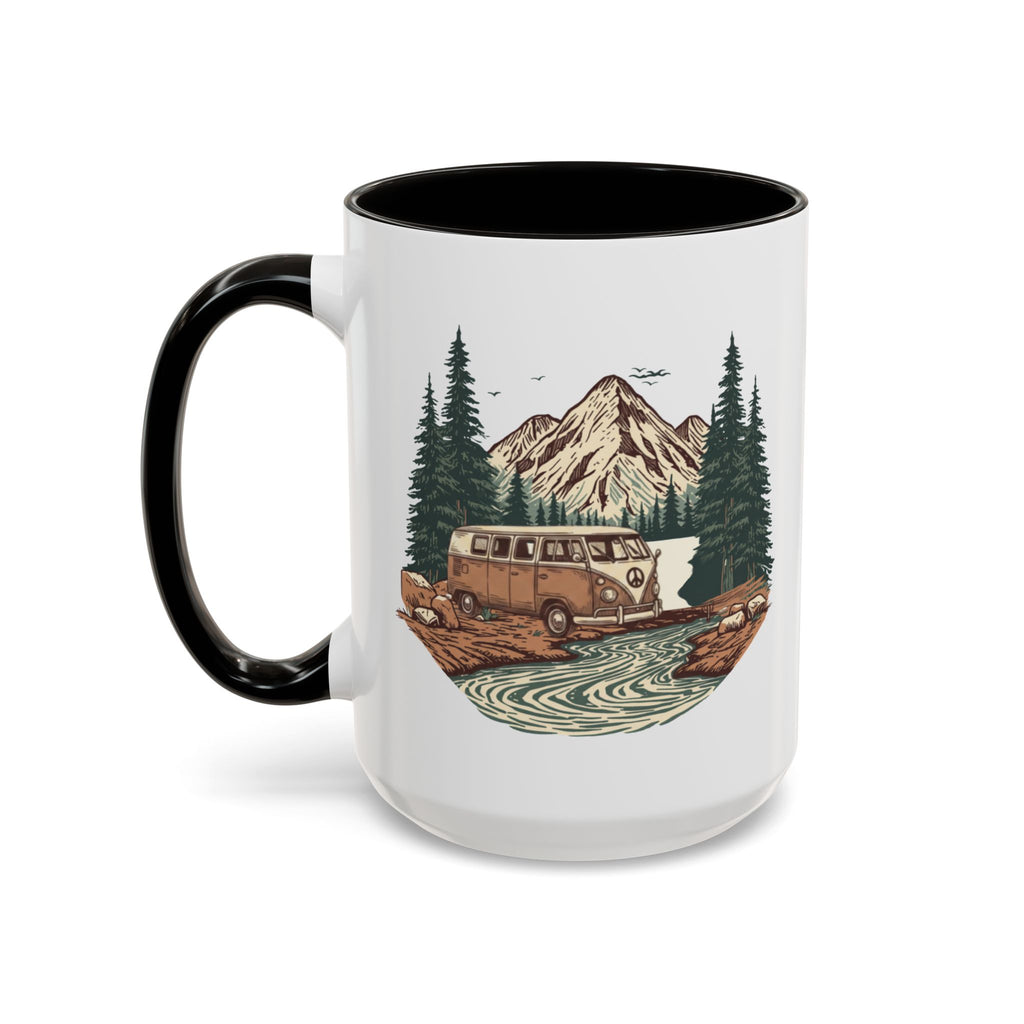 Hippy Van "Home, But Mobile" Ceramic Mug — 11oz / 15oz