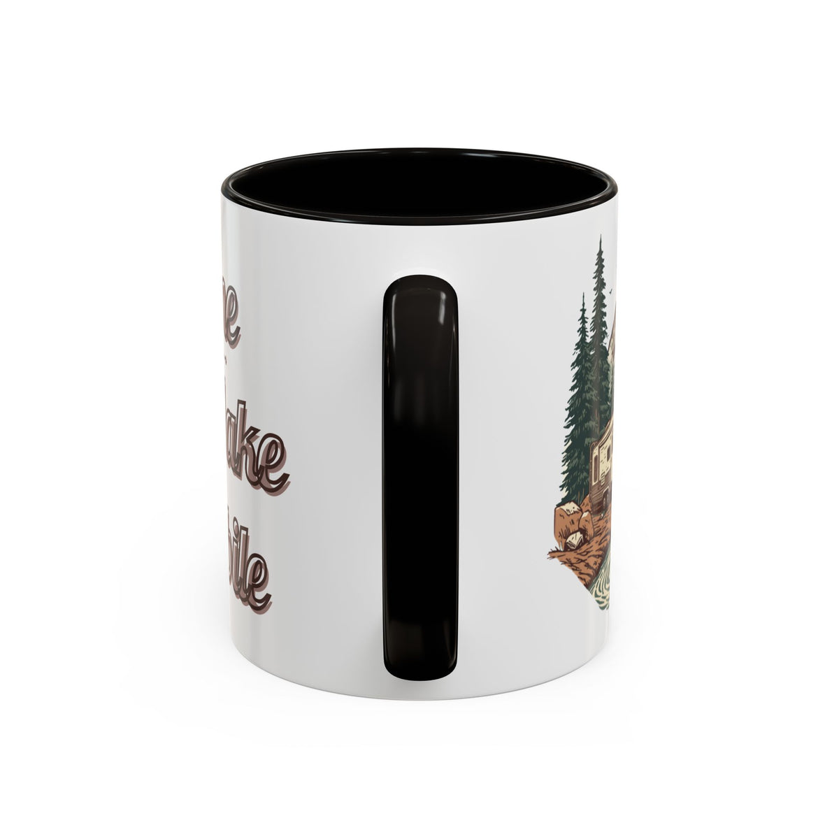 Vintage 5th Wheel "Home, But Mobile" Ceramic Mug — 11oz / 15oz