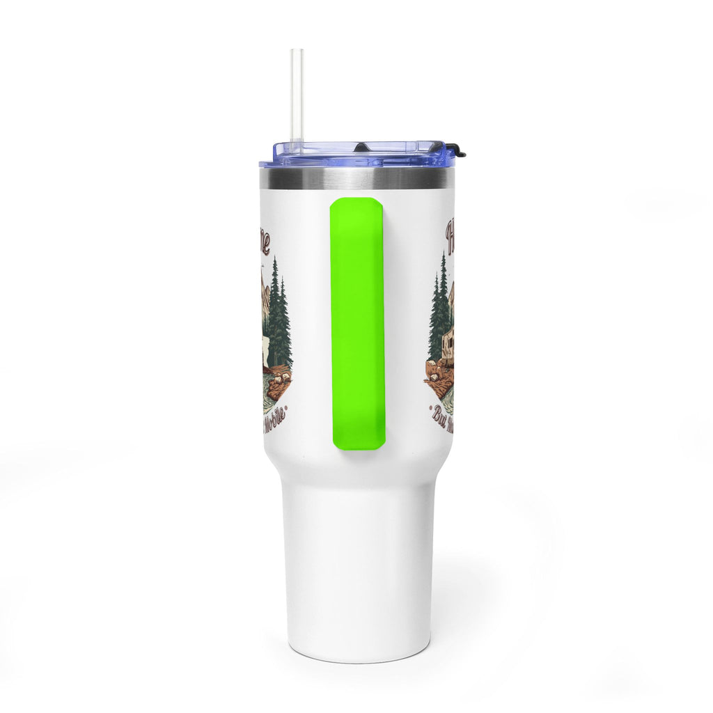 Modern Class C Motorhome "Home, But Mobile" Tumbler — 40oz Stainless Steel