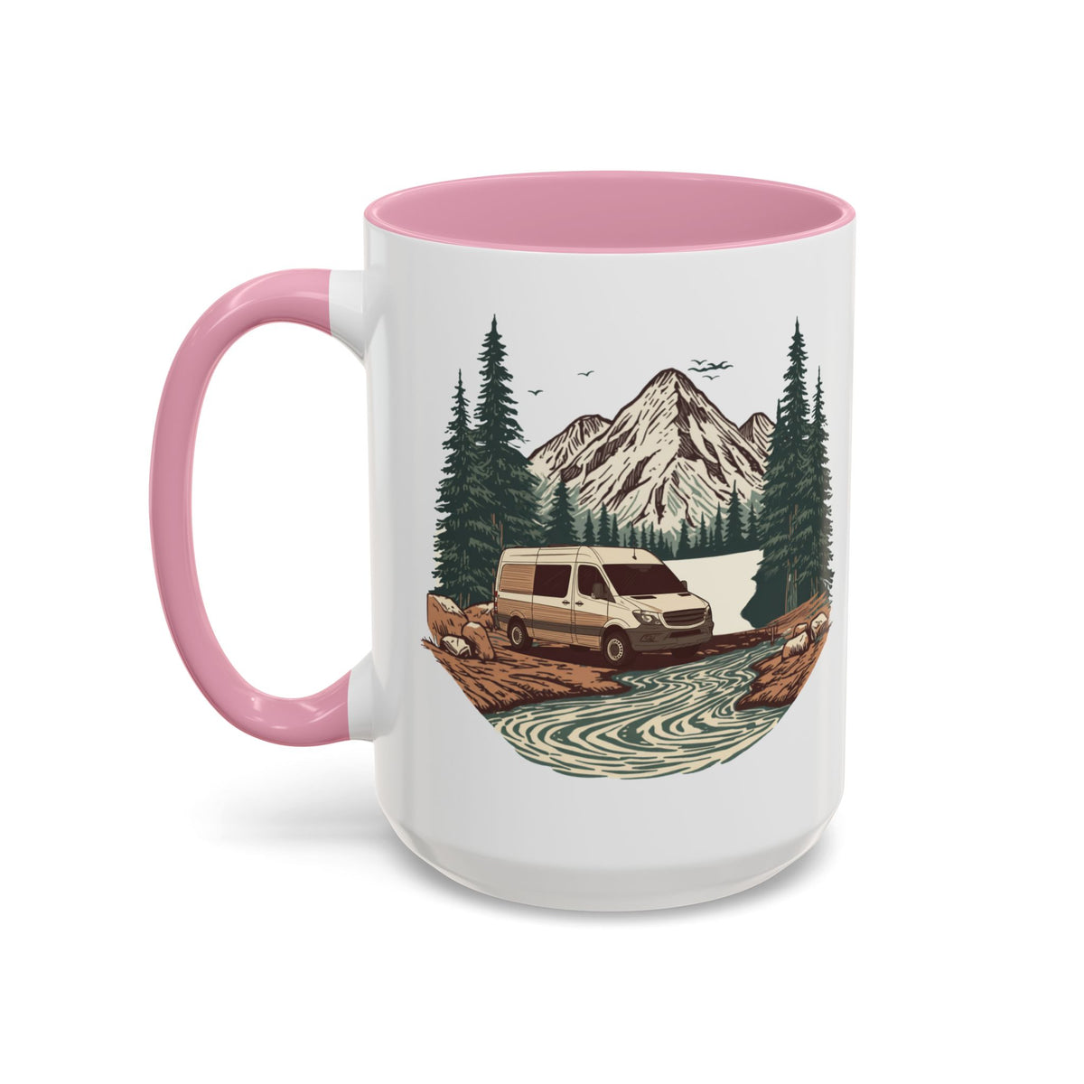 Adventure Van "Home, But Mobile" Ceramic Mug — 11oz / 15oz